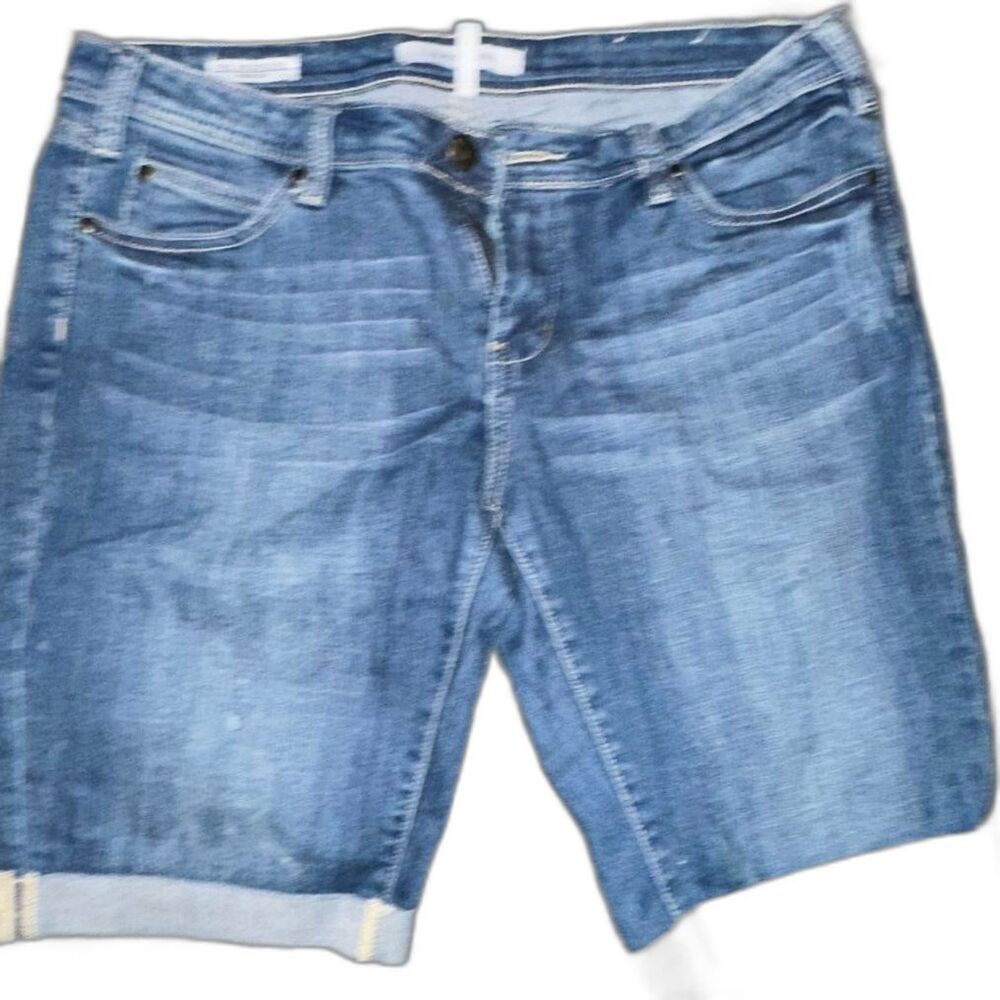 Womens Vigoss Denim Bermuda Shorts - Picture 7 of 7